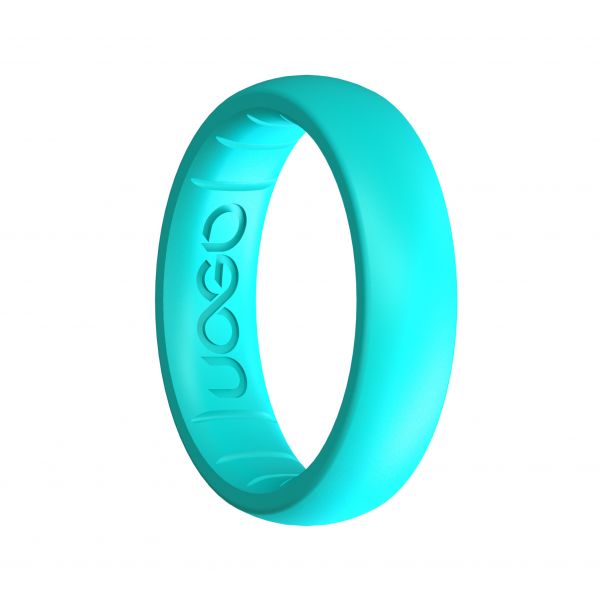 Women's Aqua Azure Sport Series Silicone Ring
