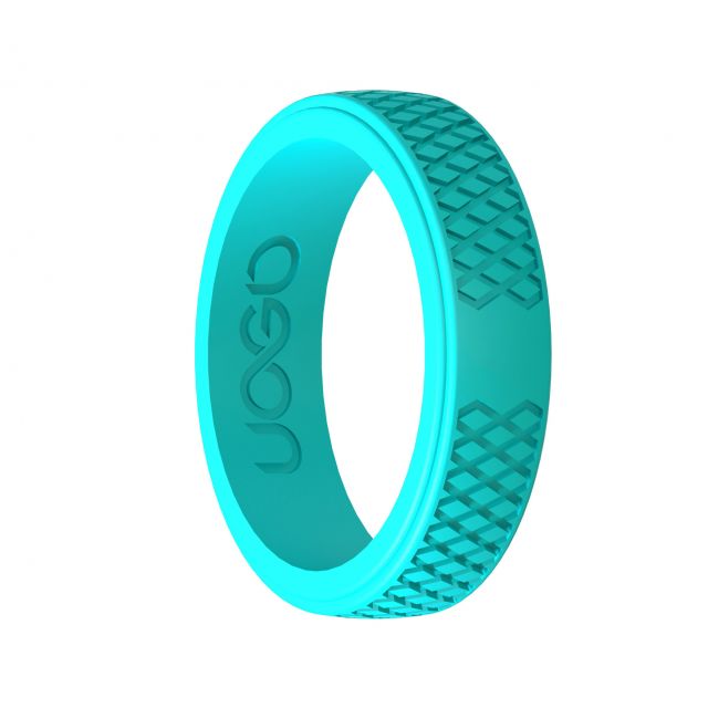 Women's Aqua Azure Grip Series Silicone Ring