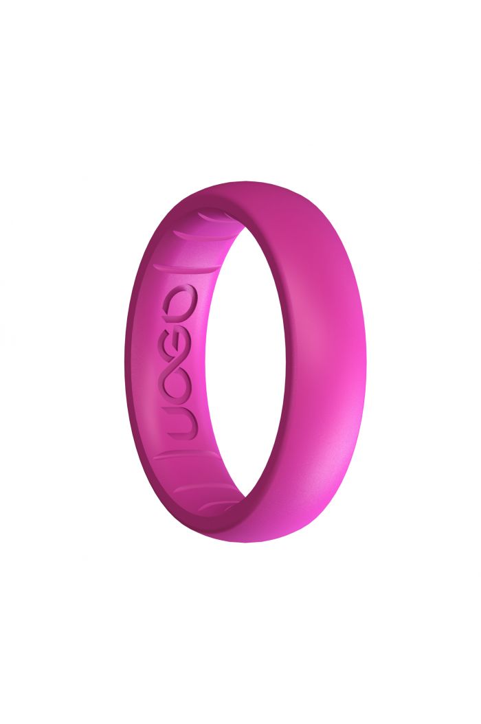 Women's Peony Pink Sport Series Silicone Ring